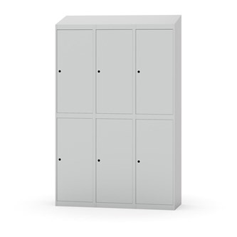 Garderobeskap Novis skrått tak 2:3 B120