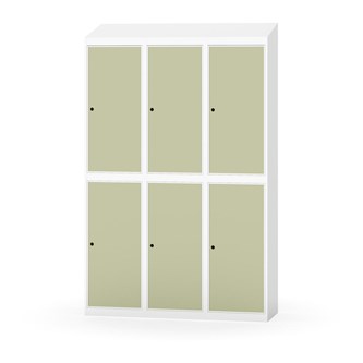 Garderobeskap Novis skrått tak 2:3 B120