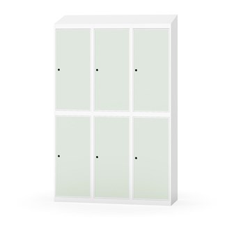 Garderobeskap Novis skrått tak 2:3 B120