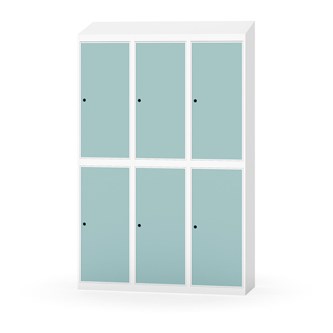 Garderobeskap Novis skrått tak 2:3 B120