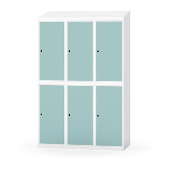 Garderobeskap Novis skrått tak 2:3 B120