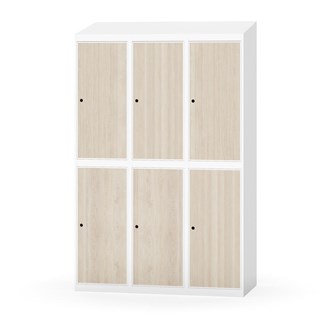 Garderobeskap Novis skrått tak 2:3 B120