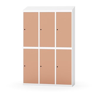 Garderobeskap Novis skrått tak 2:3 B120