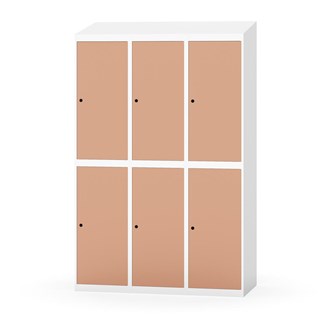 Garderobeskap Novis skrått tak 2:3 B120