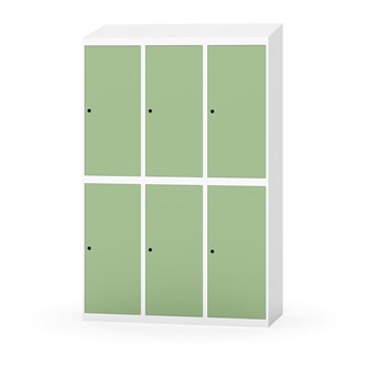 Garderobeskap Novis skrått tak 2:3 B120