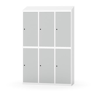 Garderobeskap Novis skrått tak 2:3 B120