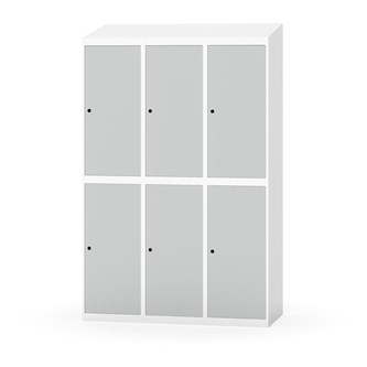 Garderobeskap Novis skrått tak 2:3 B120