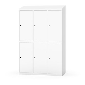 Garderobeskap Novis skrått tak 2:3 B120