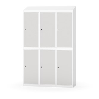 Garderobeskap Novis skrått tak 2:3 B120