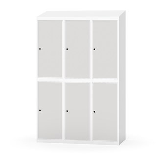 Garderobeskap Novis skrått tak 2:3 B120