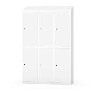 Garderobeskap Novis skrått tak 2:3 B120