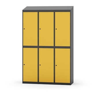 Garderobeskap Novis skrått tak 2:3 B120