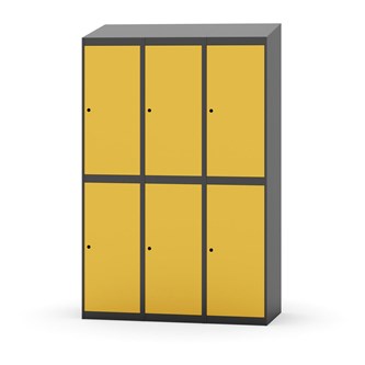 Garderobeskap Novis skrått tak 2:3 B120