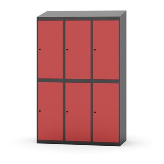 Garderobeskap Novis skrått tak 2:3 B120