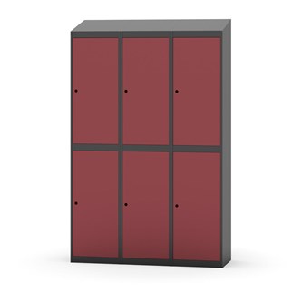 Garderobeskap Novis skrått tak 2:3 B120