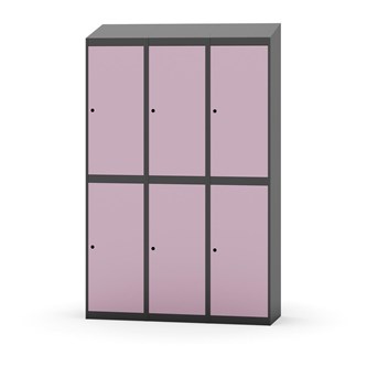 Garderobeskap Novis skrått tak 2:3 B120