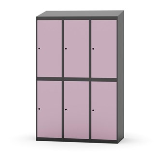 Garderobeskap Novis skrått tak 2:3 B120