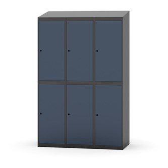 Garderobeskap Novis skrått tak 2:3 B120