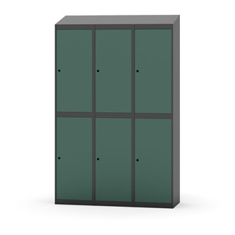 Garderobeskap Novis skrått tak 2:3 B120