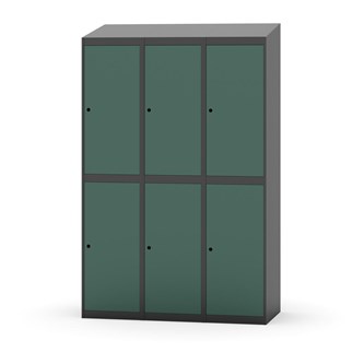 Garderobeskap Novis skrått tak 2:3 B120