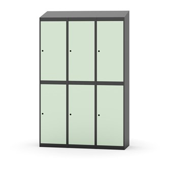 Garderobeskap Novis skrått tak 2:3 B120