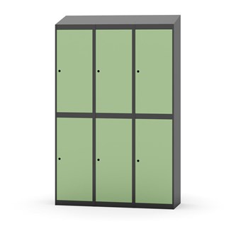 Garderobeskap Novis skrått tak 2:3 B120