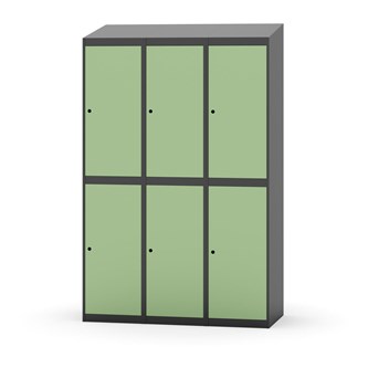 Garderobeskap Novis skrått tak 2:3 B120