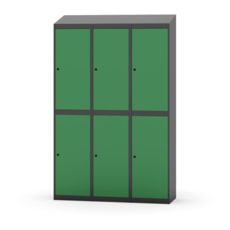 Garderobeskap Novis skrått tak 2:3 B120