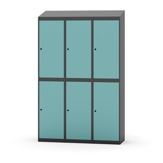 Garderobeskap Novis skrått tak 2:3 B120