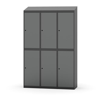 Garderobeskap Novis skrått tak 2:3 B120