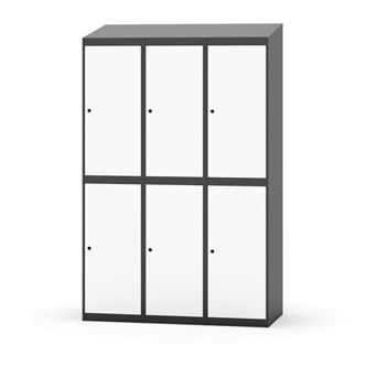 Garderobeskap Novis skrått tak 2:3 B120