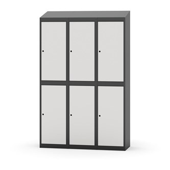 Garderobeskap Novis skrått tak 2:3 B120