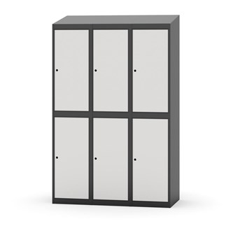 Garderobeskap Novis skrått tak 2:3 B120