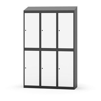 Garderobeskap Novis skrått tak 2:3 B120