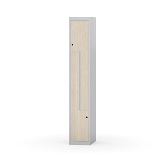 Garderobeskap Novis Z flatt tak 2 rom B30