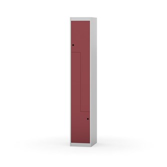 Garderobeskap Novis Z flatt tak 2 rom B30