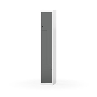 Garderobeskap Novis Z flatt tak 2 rom B30