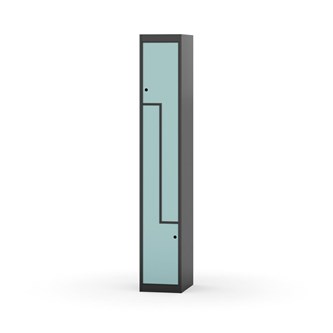 Garderobeskap Novis Z flatt tak 2 rom B30
