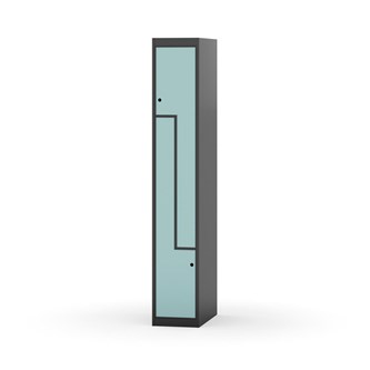 Garderobeskap Novis Z flatt tak 2 rom B30