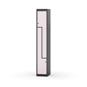 Garderobeskap Novis Z flatt tak 2 rom B30