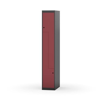 Garderobeskap Novis Z flatt tak 2 rom B30