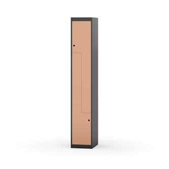 Garderobeskap Novis Z flatt tak 2 rom B30