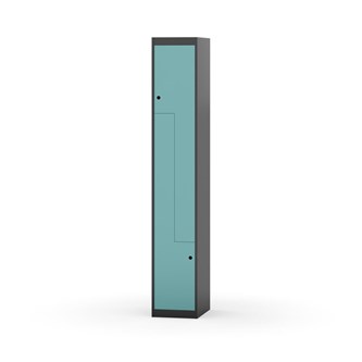 Garderobeskap Novis Z flatt tak 2 rom B30