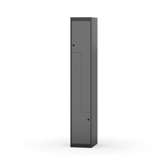 Garderobeskap Novis Z flatt tak 2 rom B30