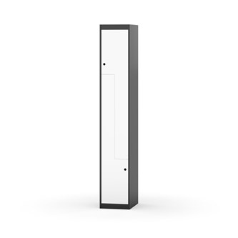 Garderobeskap Novis Z flatt tak 2 rom B30