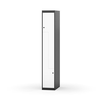Garderobeskap Novis Z flatt tak 2 rom B30