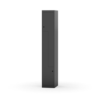 Garderobeskap Novis Z flatt tak 2 rom B30
