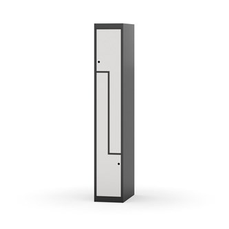 Garderobeskap Novis Z flatt tak 2 rom B30