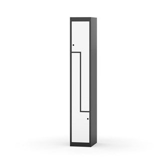 Garderobeskap Novis Z flatt tak 2 rom B30