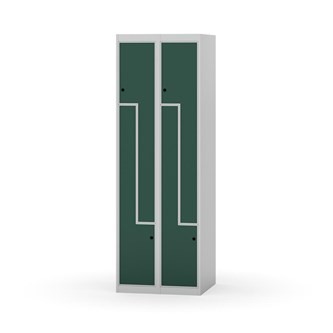 Garderobeskap Novis Z flatt tak 4 rom B60